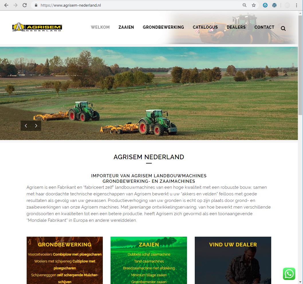 Agrisem Nederland importeur landbouwmachines